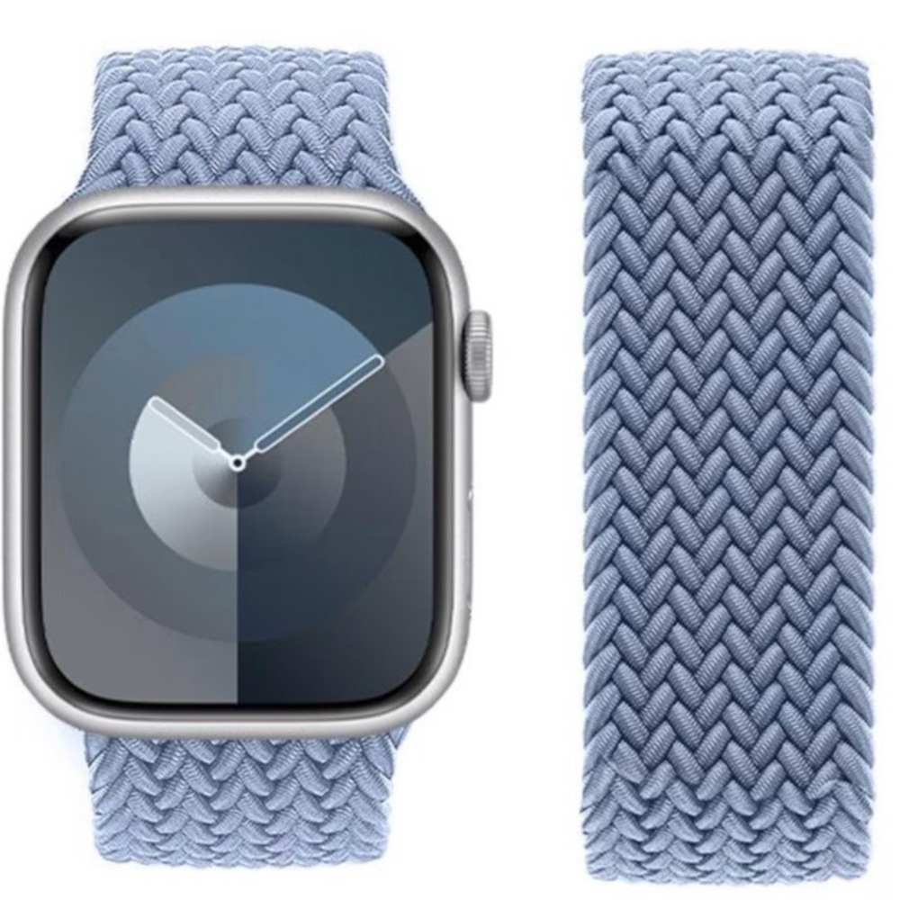 Apple Slate Blue Braided Solo Loop Band